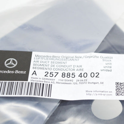 NEW MB CLS C257 RADIATOR GRILLE RIGHT AIR DUCT SEGMENT A2578854002 ORIGINAL