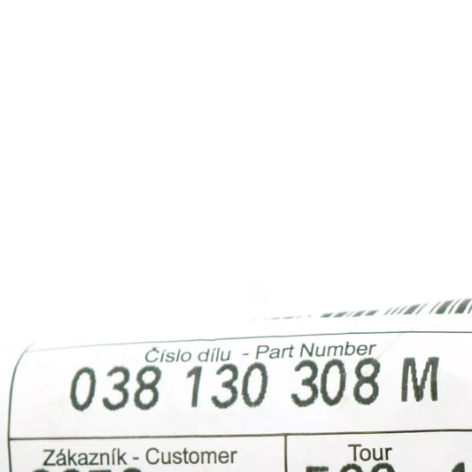 NEW VW BEETLE 9C FEED-RETURN FUEL LINE 038130308M ORIGINAL