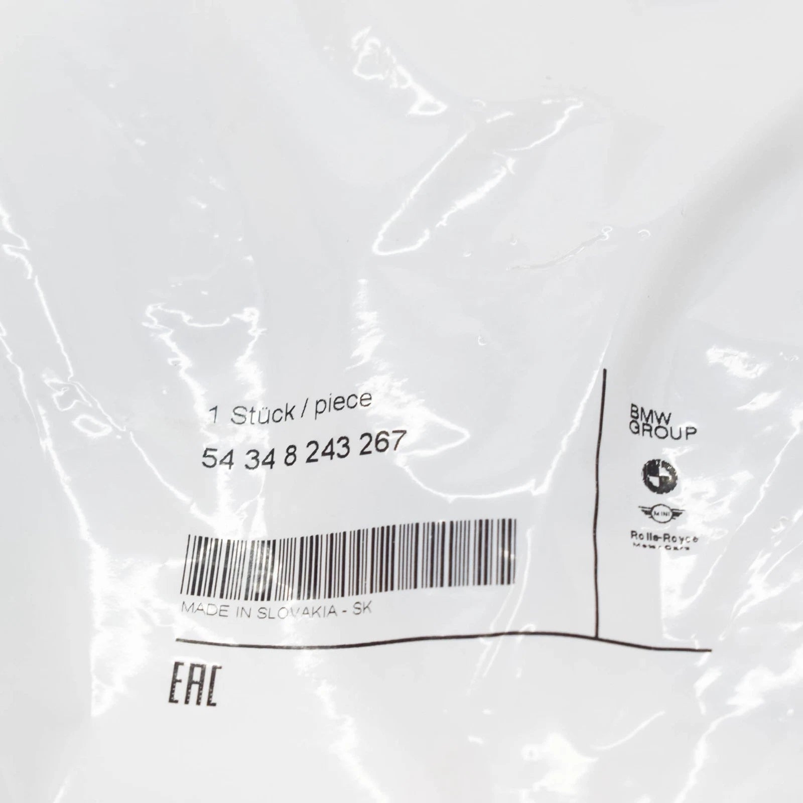 NEW BMW 3 CABRIO E46 LEFT CONVERTIBLE WIRING HARNESS 8243267 54348243267