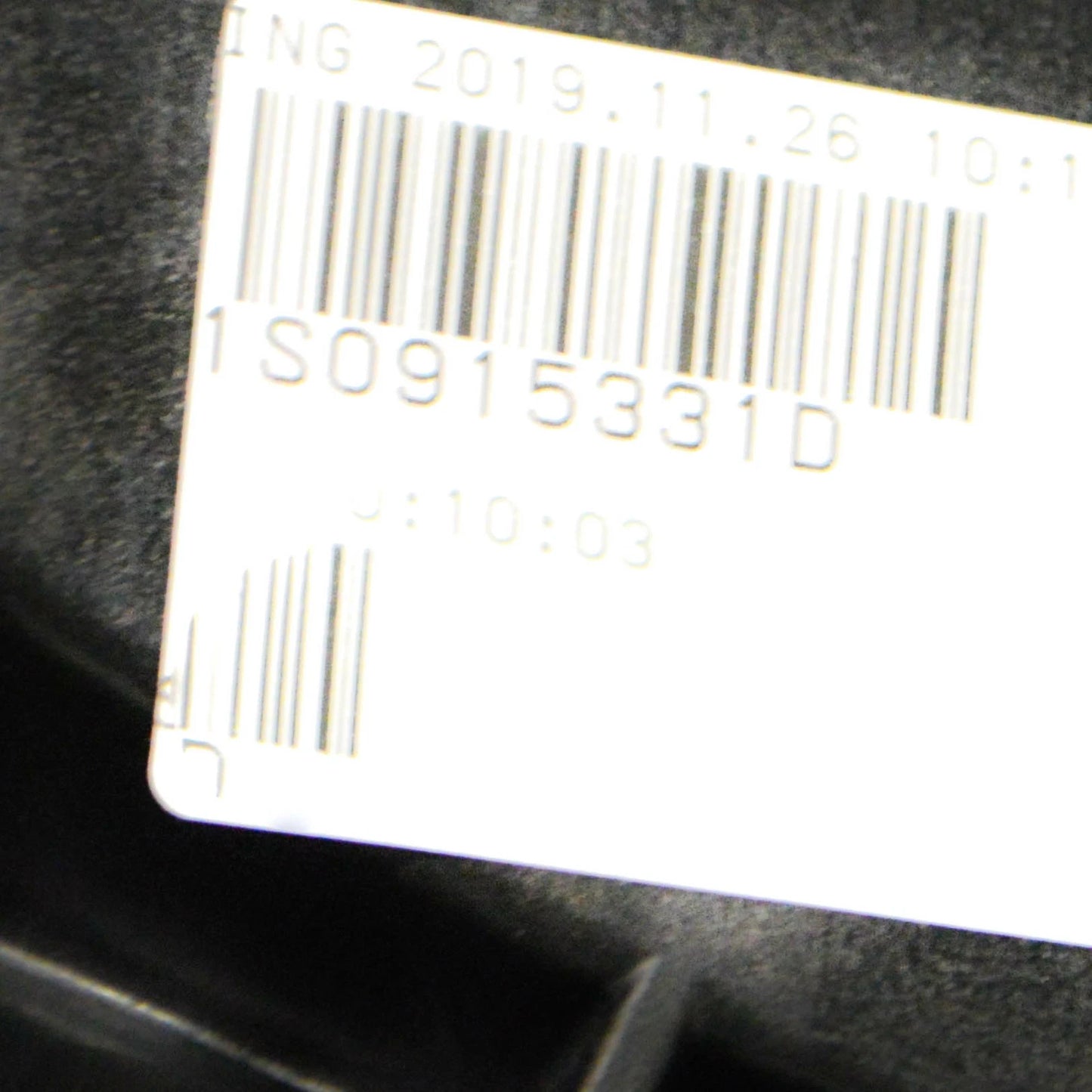 NEW VOLKSWAGEN UP BATTERY PAD COVER CONSOLE 1S0915331D