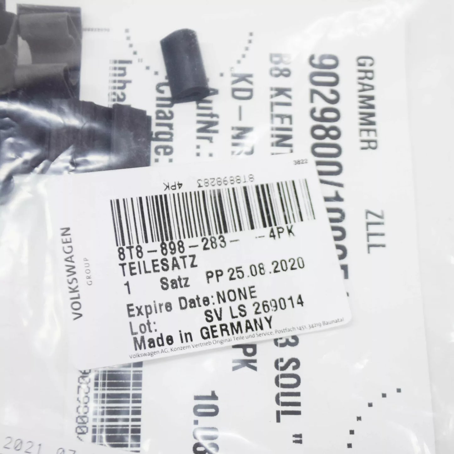 NEW AUDI A5 SPORTBACK 8T8 REAR LID PANEL SUNDRY PARTS SET 8T88982834PK