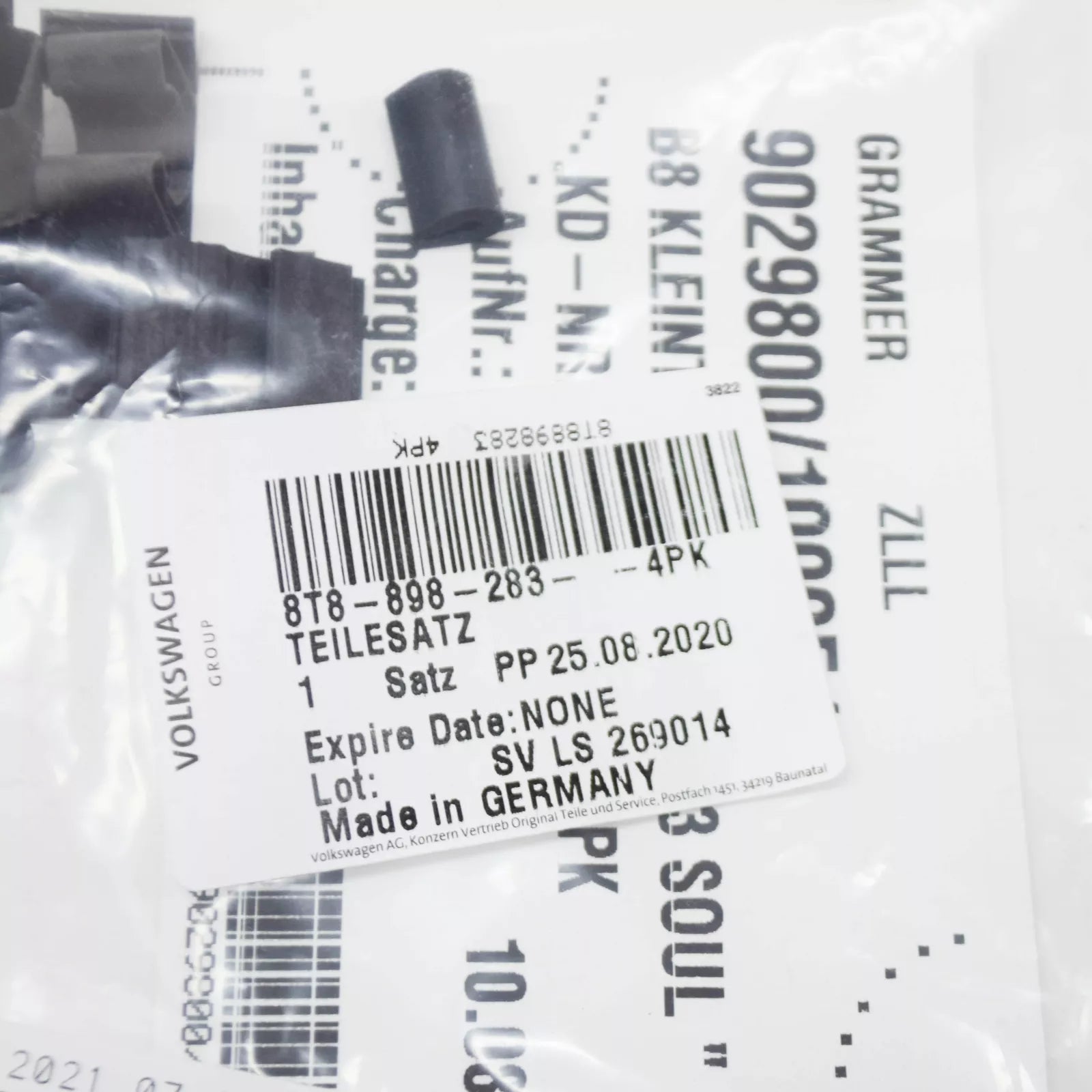 NEW AUDI A5 SPORTBACK 8T8 REAR LID PANEL SUNDRY PARTS SET 8T88982834PK