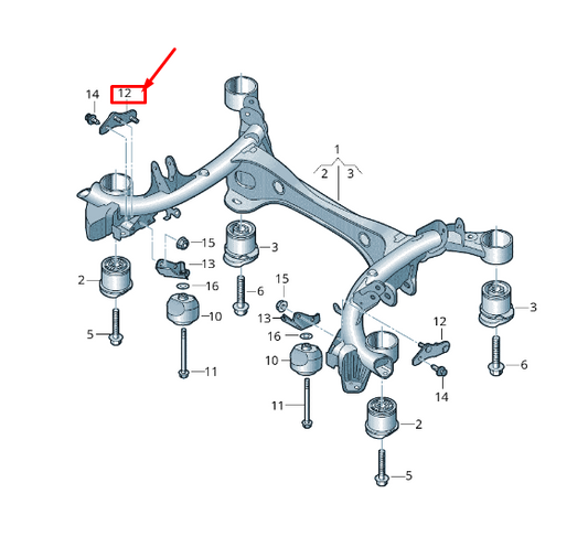 new audi a4 avant b9 rear right frame reinforcement plate 8w0505184 original