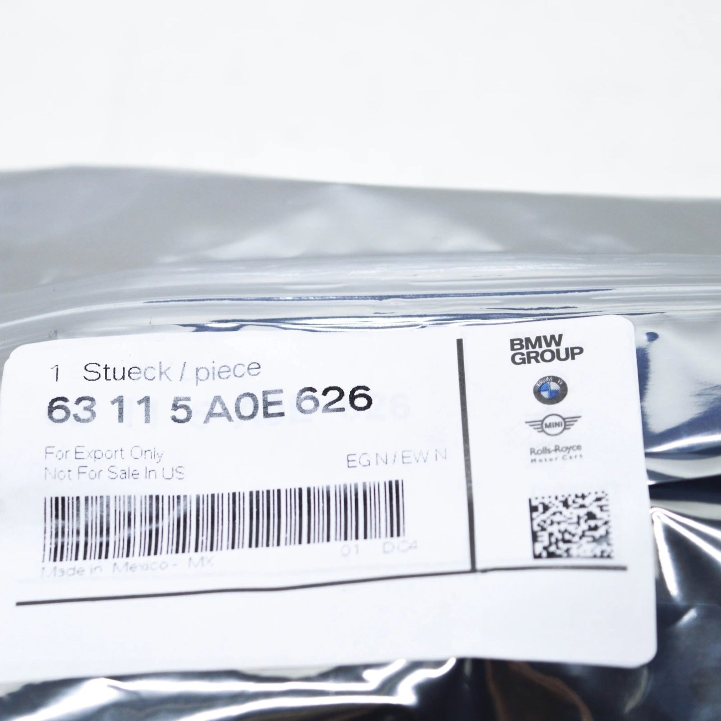 NEW BMW X3 G01 M F97 RIGHT TURN SIGNAL DRL LIGHT LED MODULE 63115A0E626 ORIGINAL