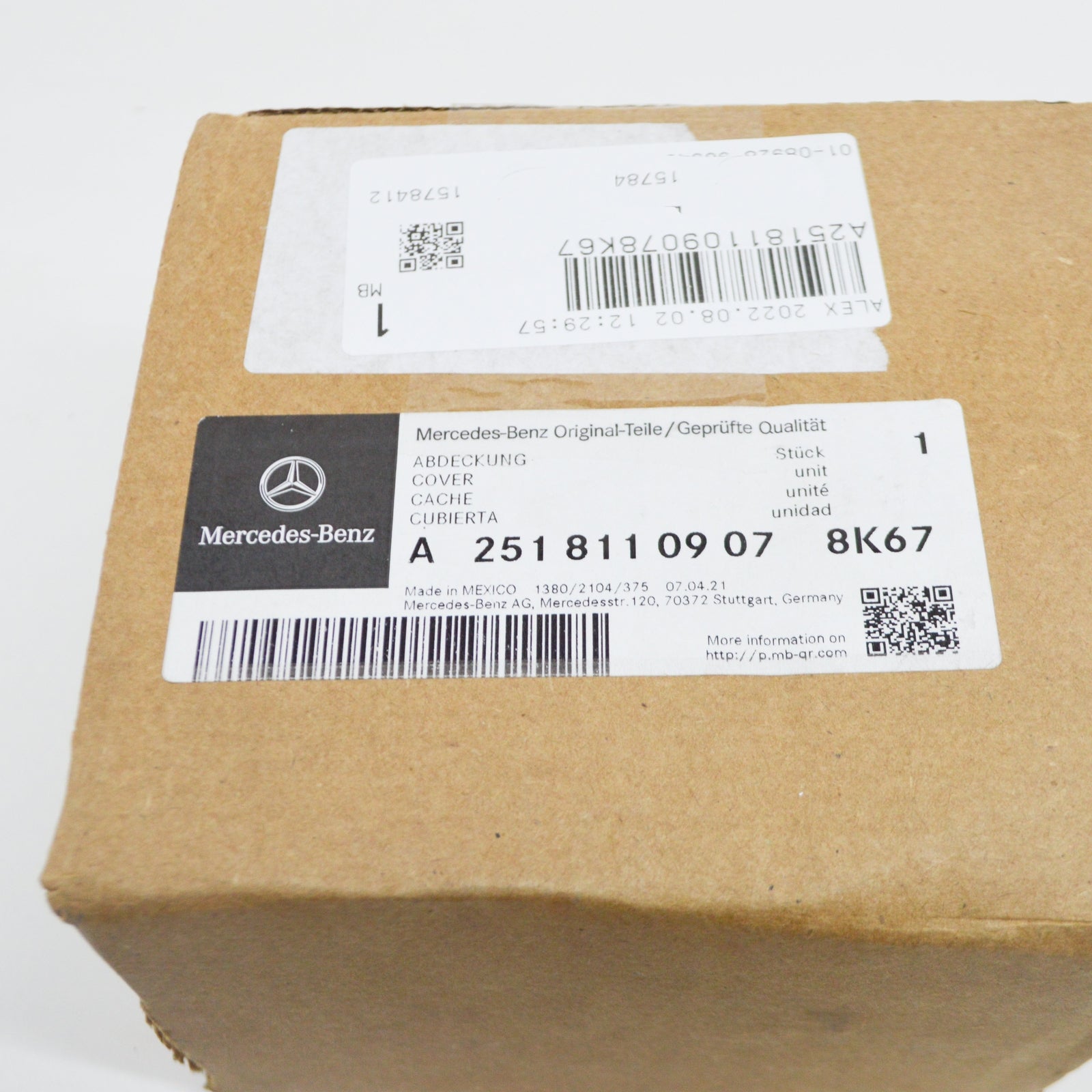 NEW MERCEDES-BENZ ML W164 INTERIOR MIRROR FRONT COVER A25181109078K67 ORIGINAL