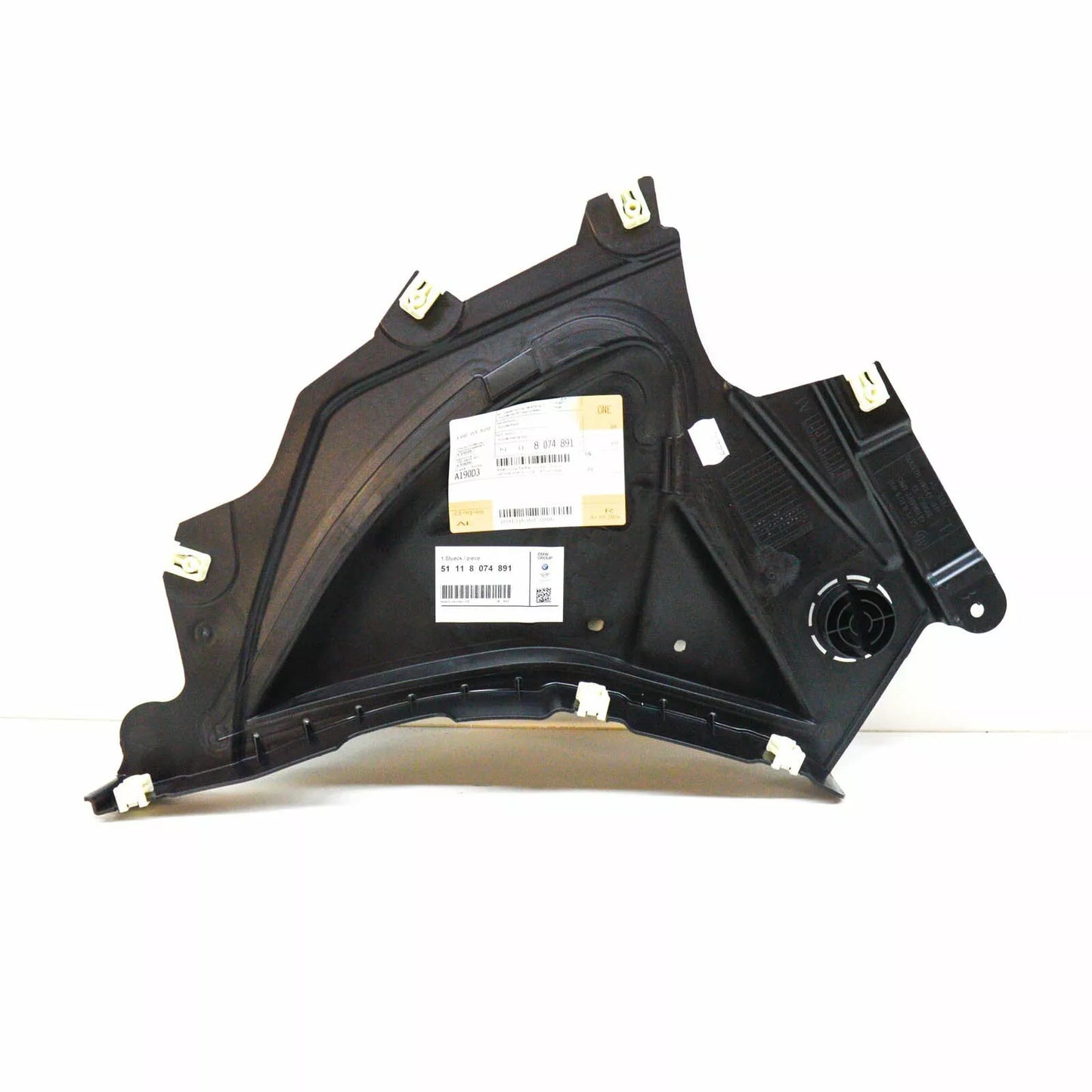 NEW BMW 3 G20 FRONT LEFT FENDER LINER BOTTOM EXTENSION COVER 51118074891