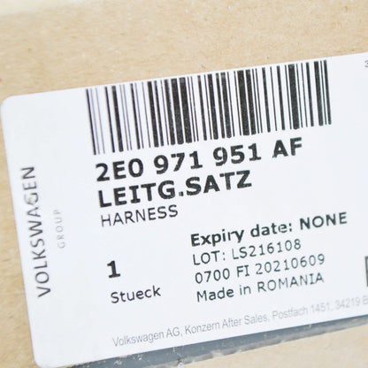 NEW VOLKSWAGEN CRAFTER 2E RIGHT SLIDING DOOR CABLE LOOM 2E0971951AF ORIGINAL