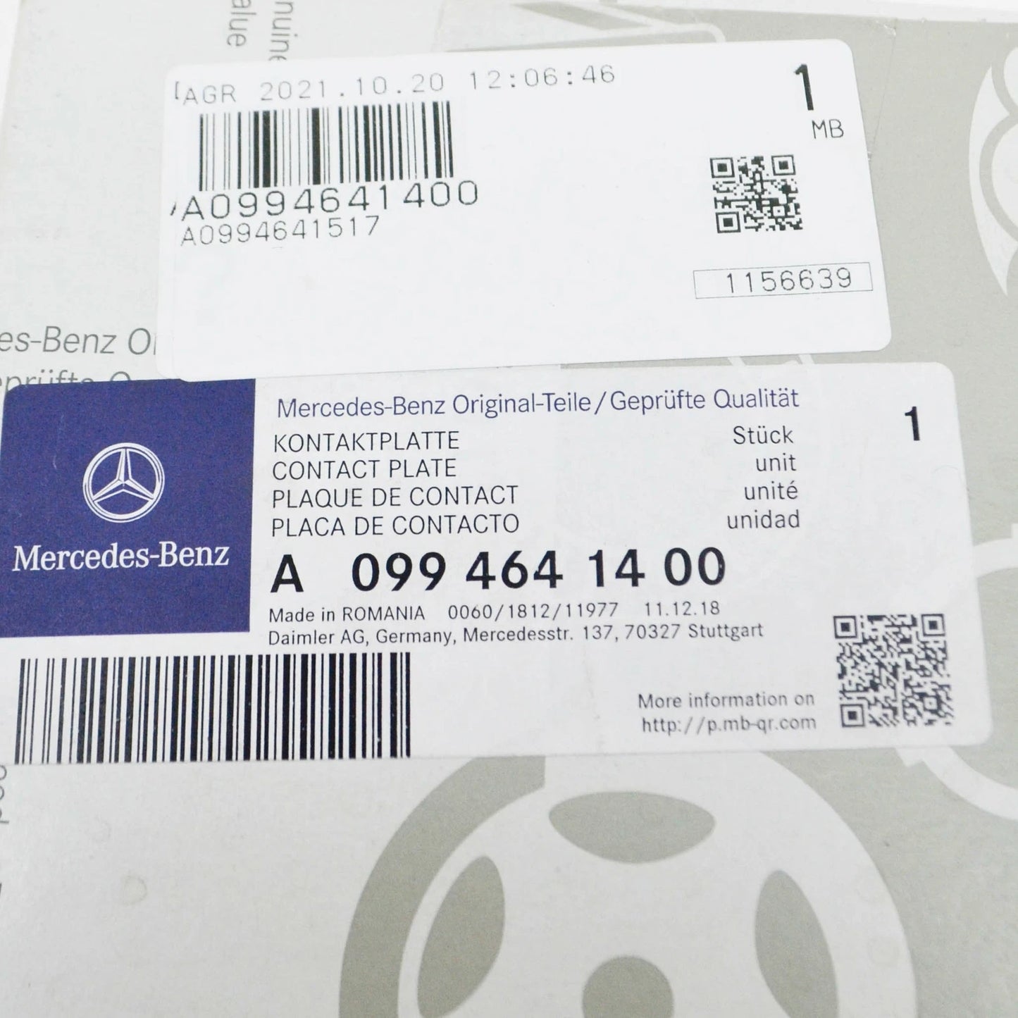 NEW MERCEDES-BENZ C W205 STEERING WHEEL CONTACT PLATE A0994641400