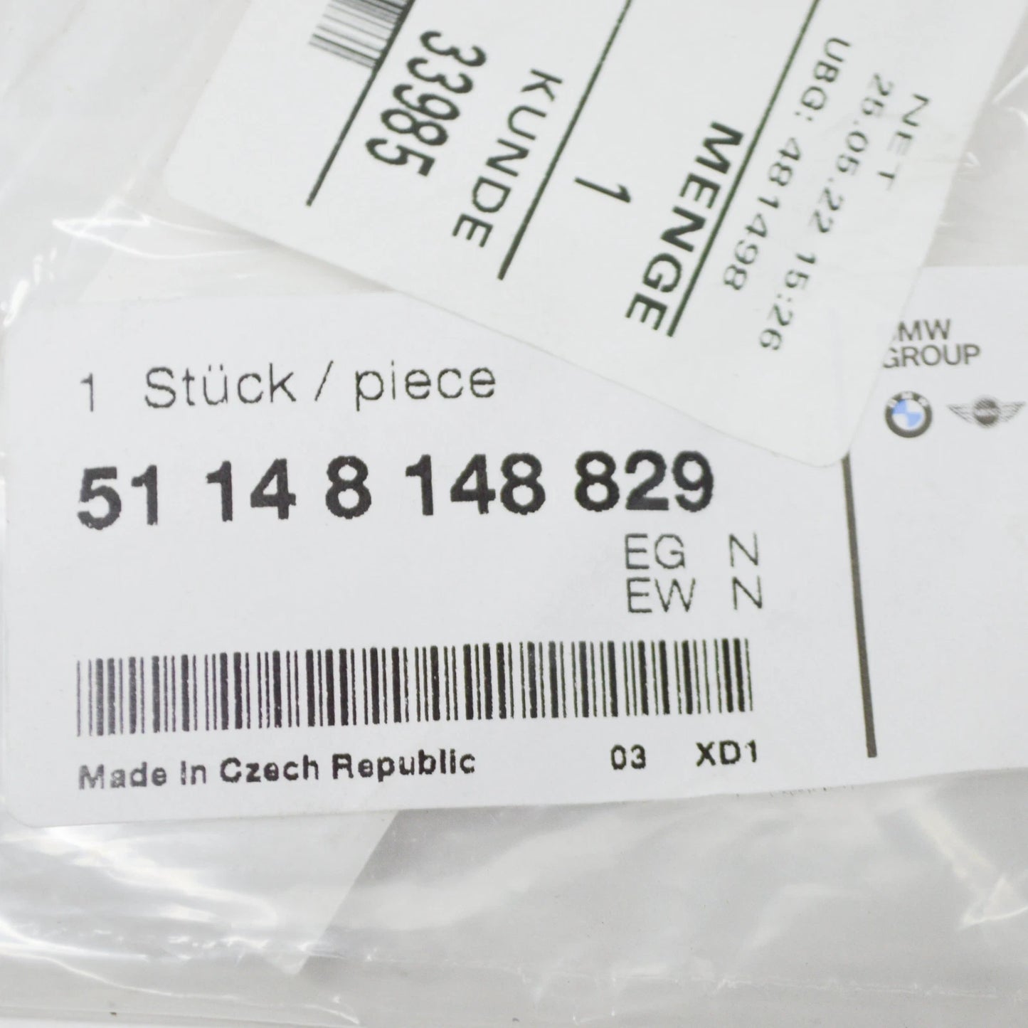 NEW BMW E34 E39 TRUNK LID 530 EMBLEM BADGE LOGO SIGN 8148829 51148148829