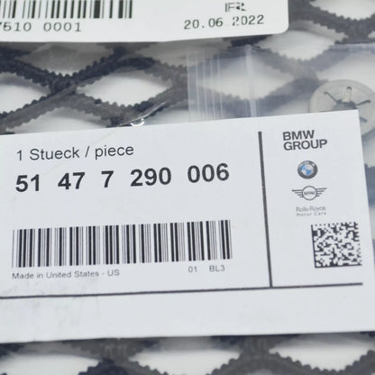 NEW BMW X3 F25 LATERAL TRUNK FLOOR TRIM PANEL PARCEL NET 51477290006 ORIGINAL