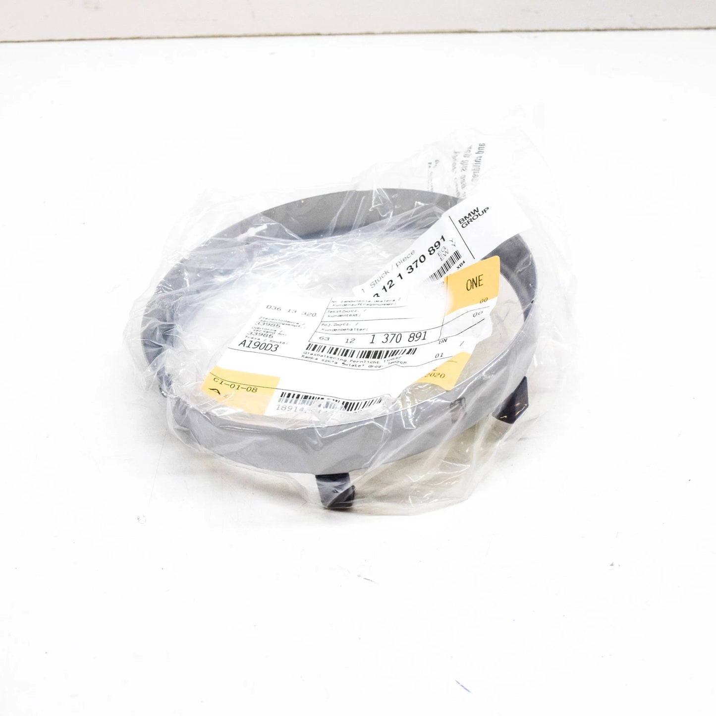 NEW BMW 3 E30 COUPE GLASS HOLDING FRAME HIGH BEAM LEFT 63121370891 ORIGINAL