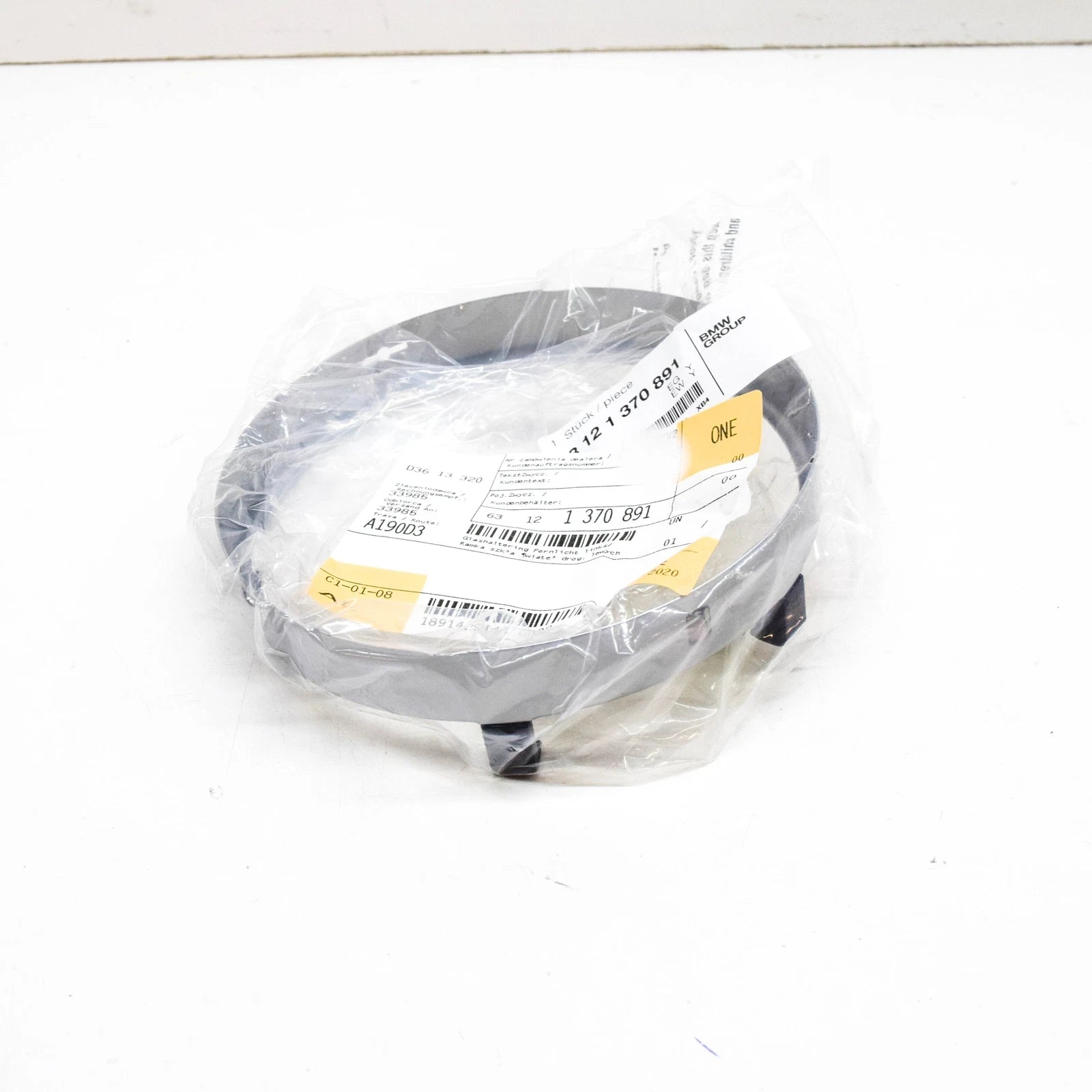 NEW BMW 3 E30 COUPE GLASS HOLDING FRAME HIGH BEAM LEFT 63121370891 ORIGINAL