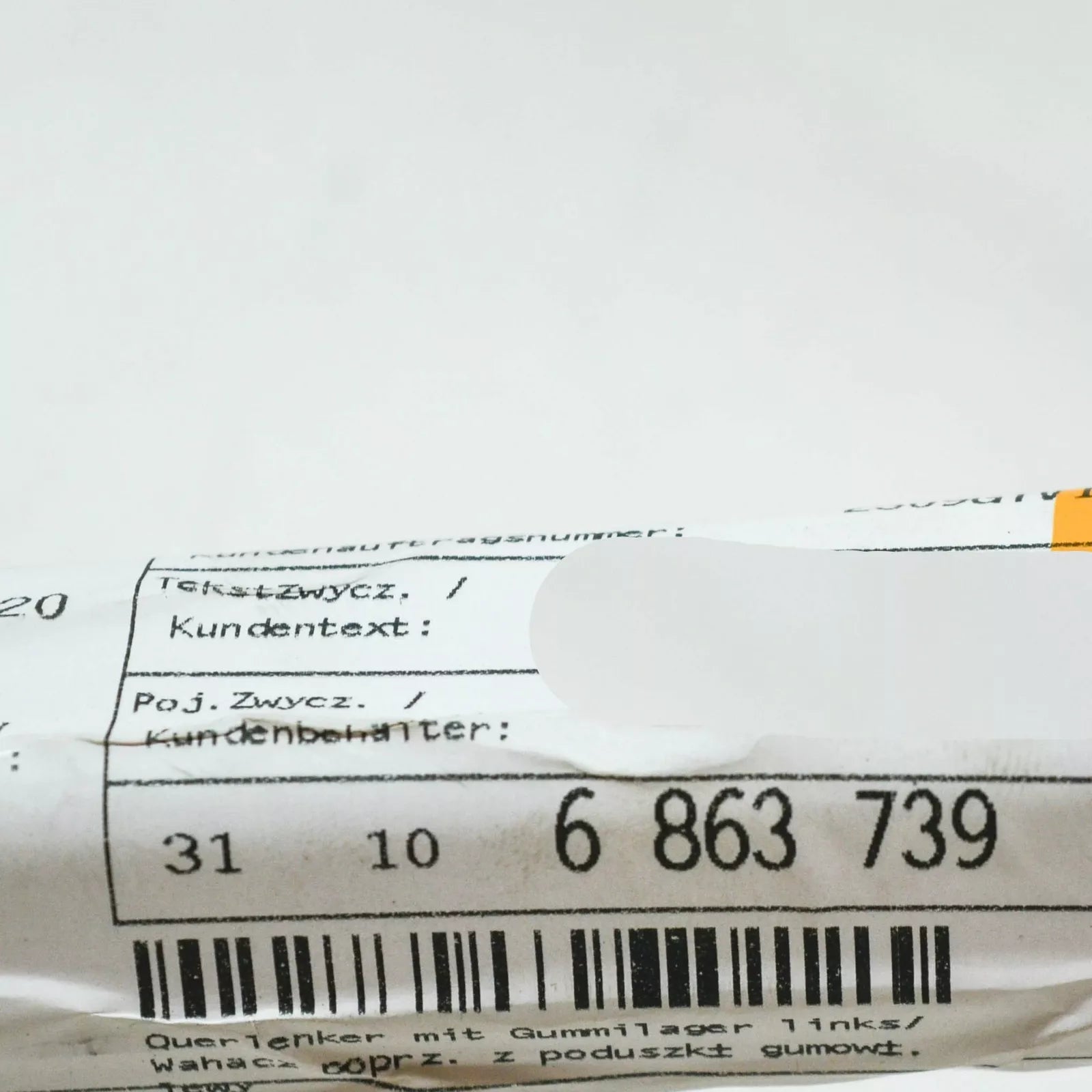 NEW BMW I3 I01 FRONT LEFT LOWER WISHBONE CONTROL ARM 31106863739 ORIGINAL