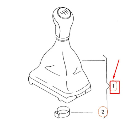 NEW AUDI A4 B8 GEAR SHIFTING KNOB WITH TRIM 8K0863278H1KT ORIGINAL