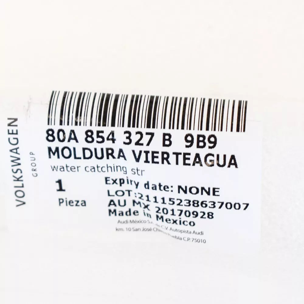 NEW AUDI Q5 FRONT LEFT WINDSHIELD STRIP TRIM 80A854327B9B9 2017 ORIGINAL