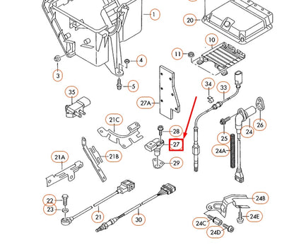 NEW AUDI A8 D3 CRANKSHAFT PULSE SENSOR 070907601A