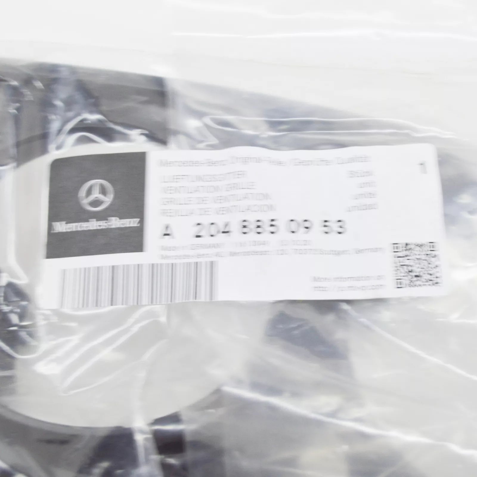 NEW MERCEDES-BENZ C W204 FRONT BUMPER LEFT GRILLE A2048850953 ORIGINAL