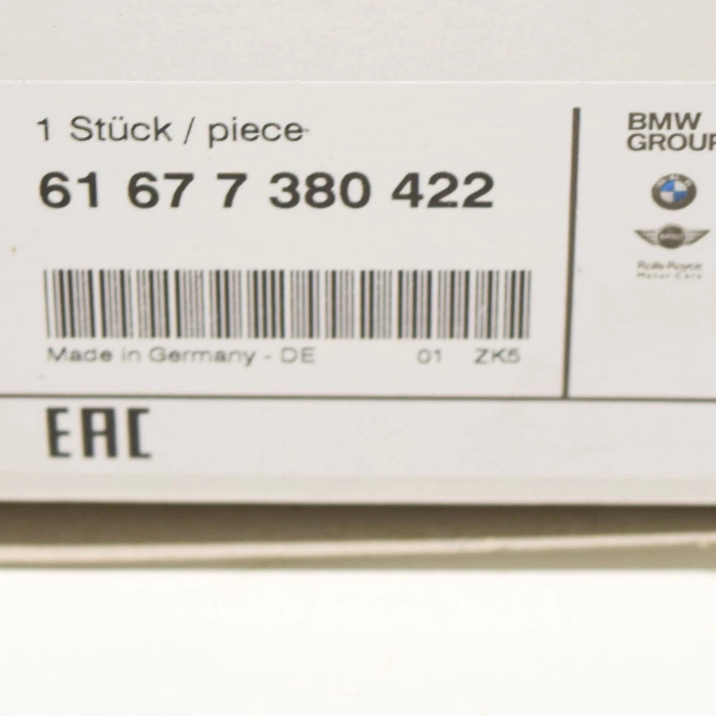 NEW BMW 3 F30 RIGHT HEADLIGHT WASHER  61677380422 7380422 ORIGINAL