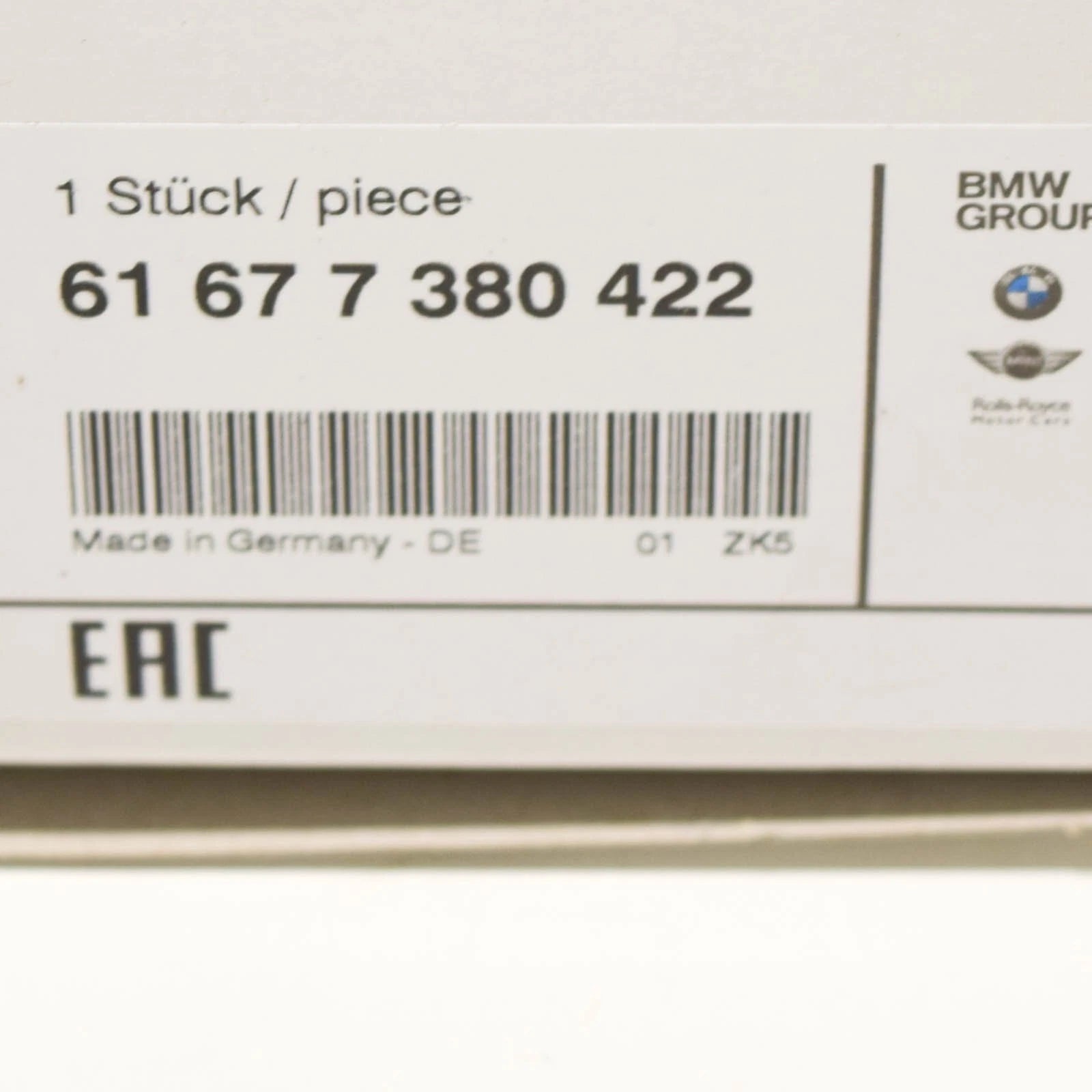 NEW BMW 3 F30 RIGHT HEADLIGHT WASHER  61677380422 7380422 ORIGINAL