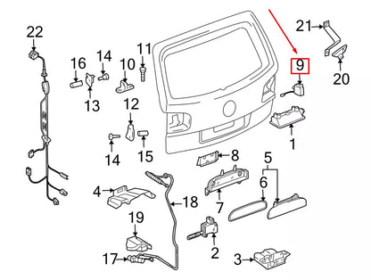 NEW VW TOUAREG 7L REAR HATCH MICROSWITCH 7L6962104 ORIGINAL