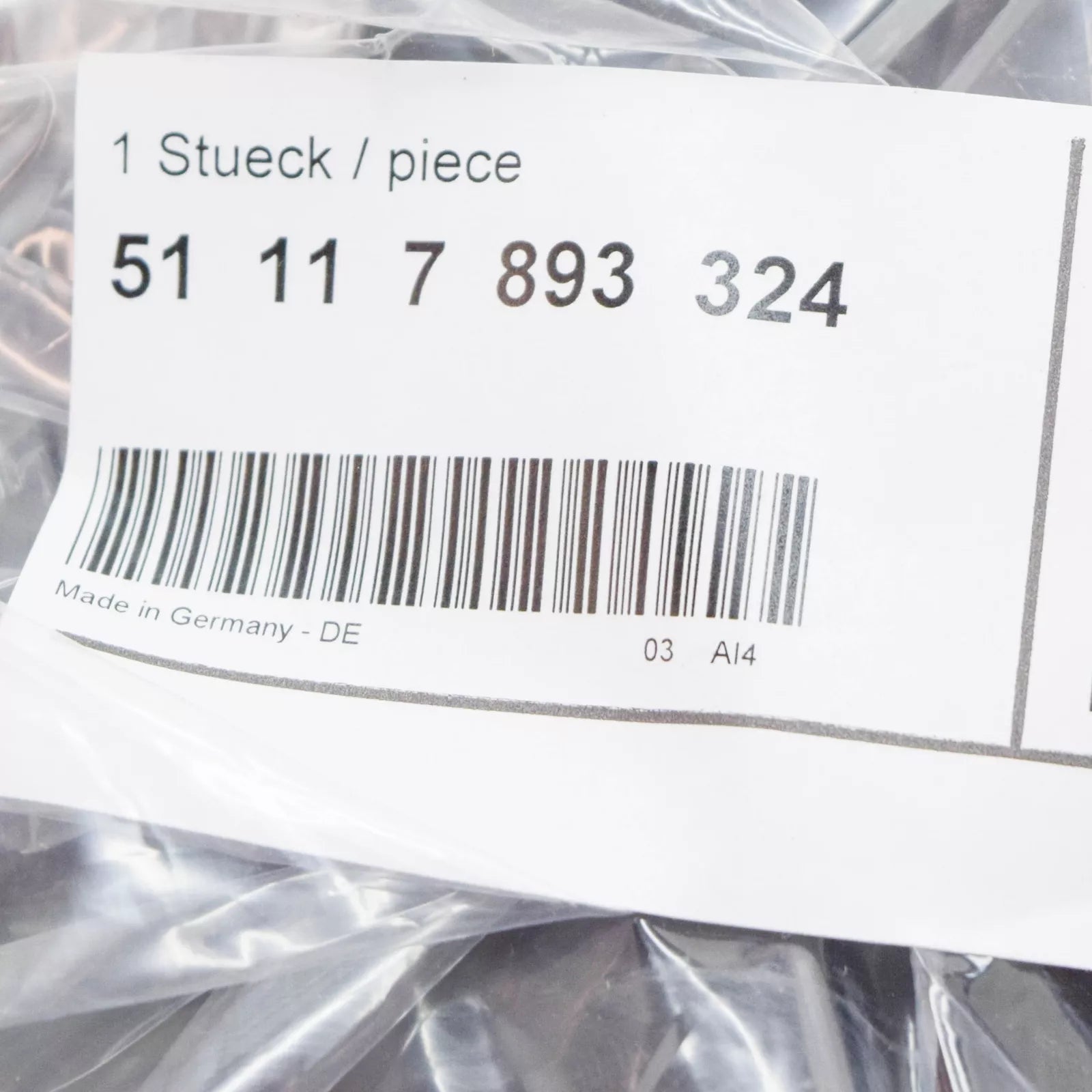 NEW BMW 3 E46 FRONT BUMPER ADAPTER M 51117893324 7893324 ORIGINAL