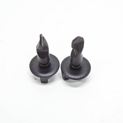 new audi a1 mk1 rear bumper tow eye cover clip pin 2 pieces 6q0807643 original