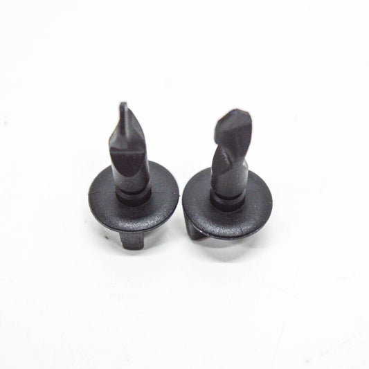new audi a1 mk1 rear bumper tow eye cover clip pin 2 pieces 6q0807643 original