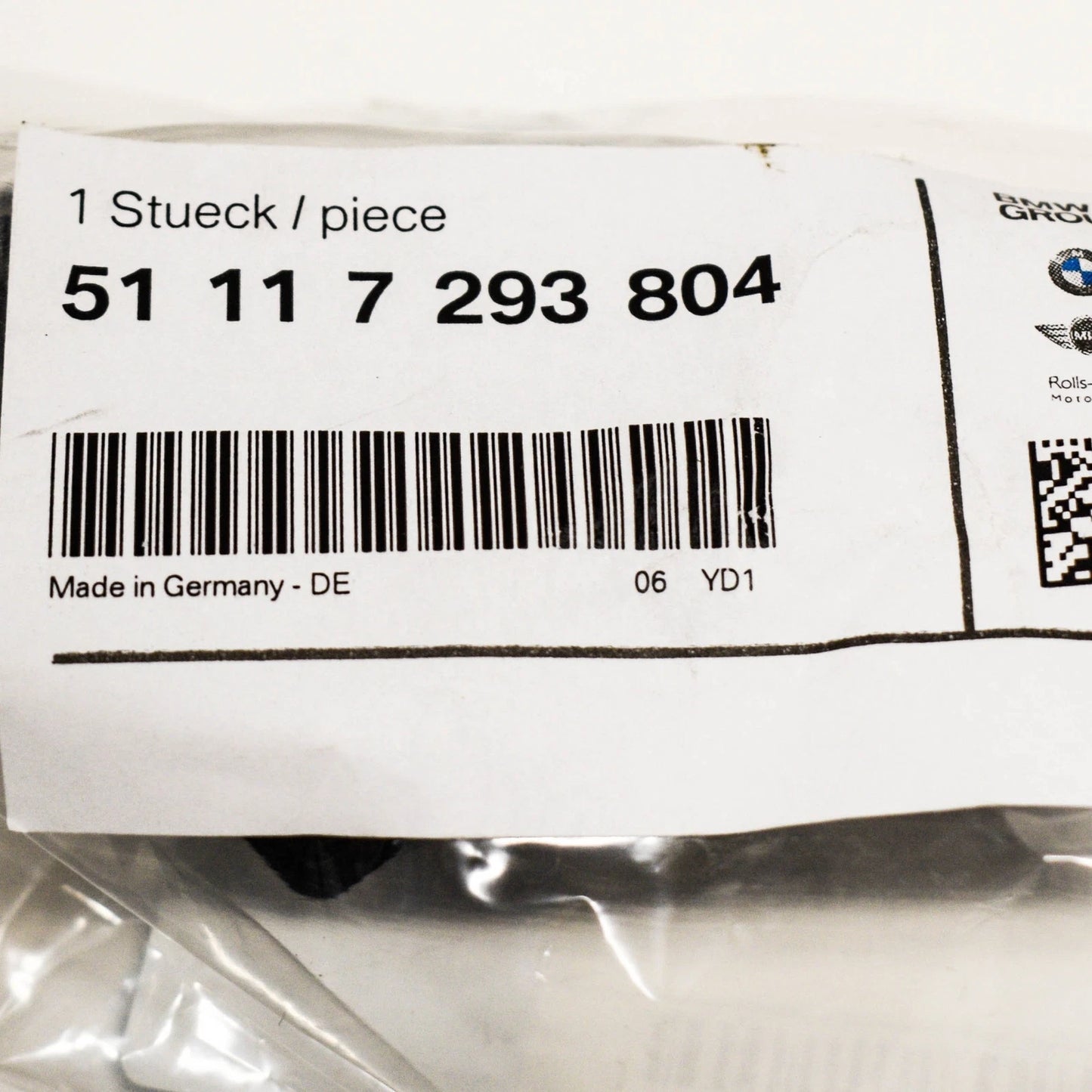 NEW BMW 3 F34 GT FRONT BOTTOM RIGHT SIDE PANEL MOUNTING 51117293804 ORIGINAL