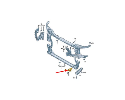NEW AUDI Q5 FY 80A FRONT LEFT RADIATOR CORE SUPPORT BRACKET 80A805201A