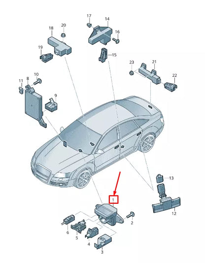 NEW AUDI Q7 4L IGNITION LOCK 4F0910132C ORIGINAL