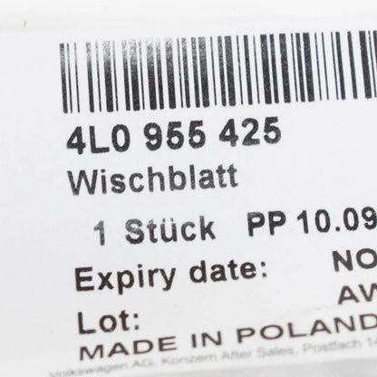 NEW AUDI Q7 4L REAR WINDSHIELD WIPER BLADE 4L0955425 ORIGINAL