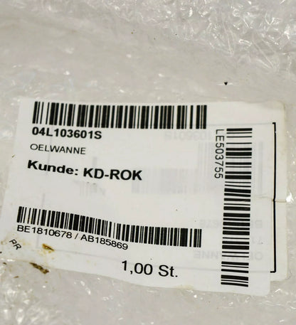 NEW AUDI A4 B9 OIL SUMP PAN 04L103601S 2.0 TDI DIESEL ORIGINAL