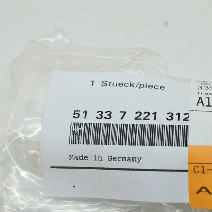 NEW BMW 6 F12 FRONT RIGHT CHANNEL COVER SHORT OUTER 7221312 51337221312 ORIGINAL