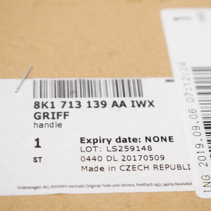 NEW AUDI A5 S5 8T AUTO GEAR SHIFT KNOB LEVER 8K1713139AAIWX S LINE LHD ORIGINAL