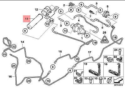 new bmw x5 e53 fuel filter 16126765756 6765756 original