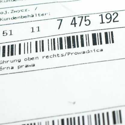 NEW BMW 7 G11 G12 FRONT RIGHT UPPER BUMPER GUIDE BRACKET 51117475192 ORIGINAL