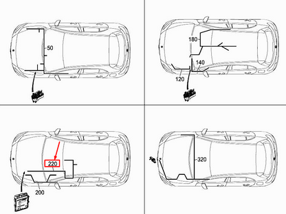 new mercedes-benz a w177 particle sensor wiring harness a1775405624 original