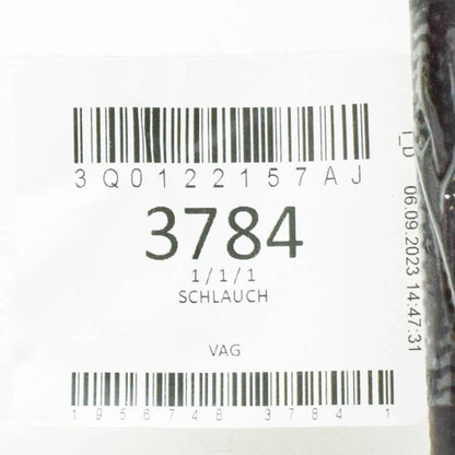 NEW VW ARTEON 3H ENGINE COOLANT HOSE 3Q0122157AJ ORIGINAL