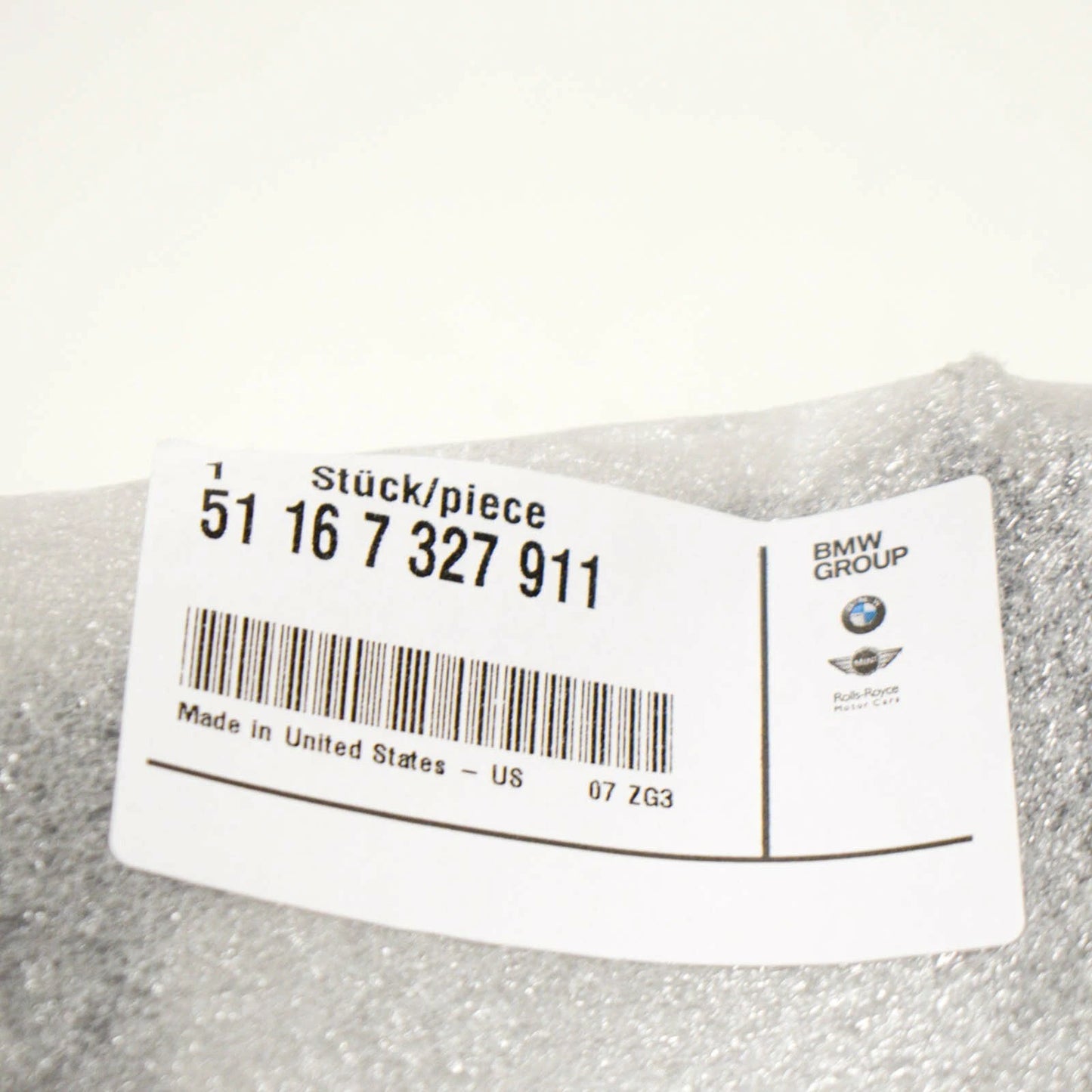 NEW BMW X3 F25 FRONT LEFT DOOR MIRROR BLACK SUPPORTING RING 51167327911