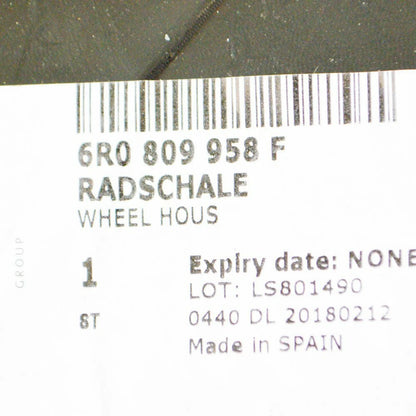 NEW VW POLO MK5 6R FRONT RIGHT WHEEL HOUSING LINER 6R0809958F ORIGINAL