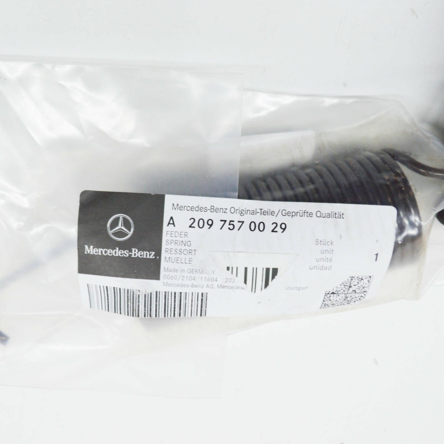 NEW MERCEDES-BENZ CLK C209 REAR LID SPRING A2097570029 ORIGINAL