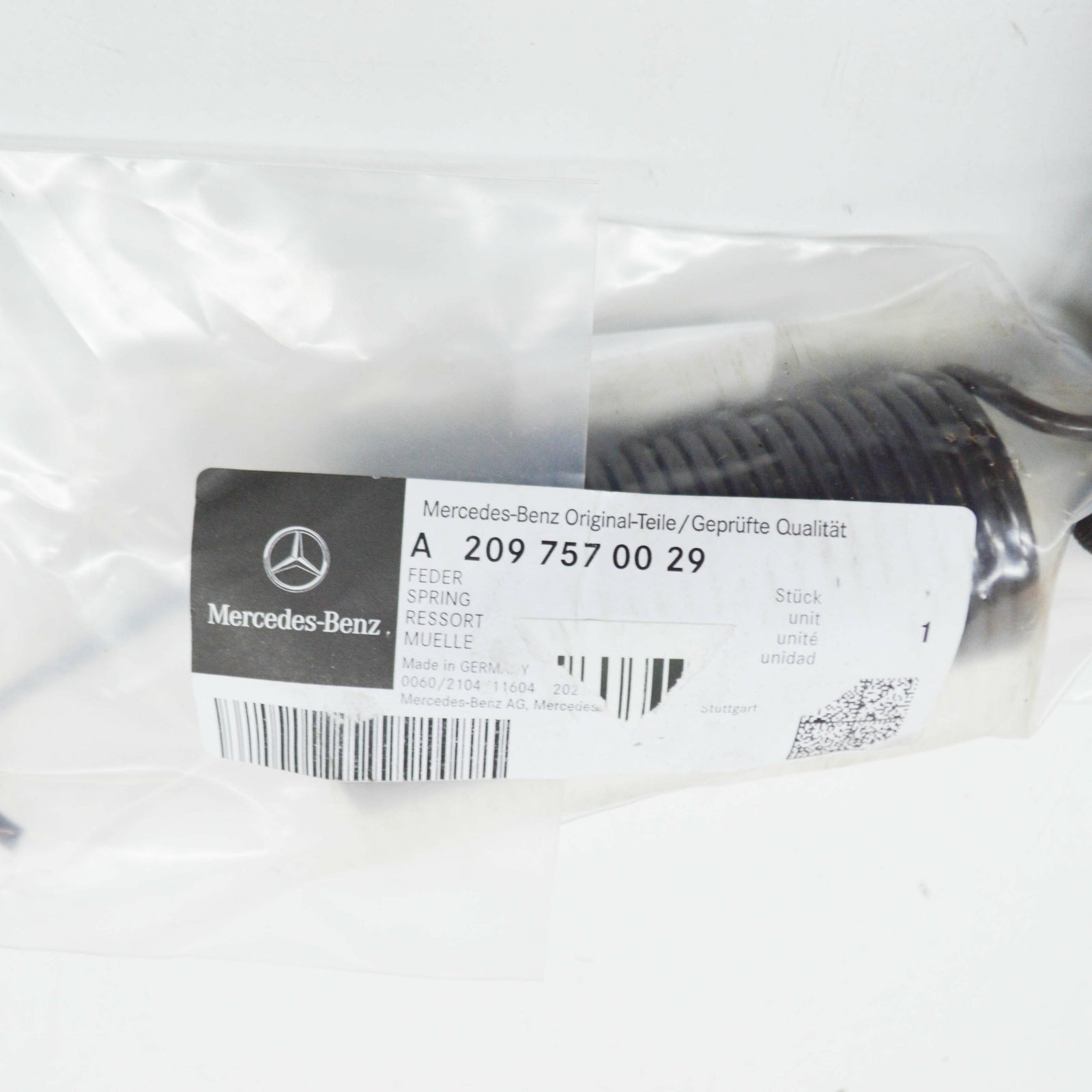 NEW MERCEDES-BENZ CLK C209 REAR LID SPRING A2097570029 ORIGINAL