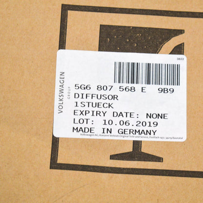 NEW VOLKSWAGEN GOLF MK7 REAR BUMPER DIFFUSER 5G6807568E9B9 ORIGINAL