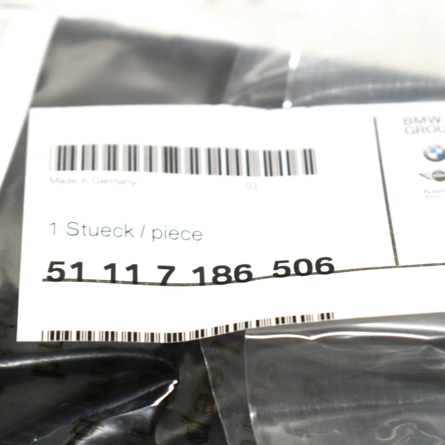 NEW BMW 7 F01 F02 F04 FRONT BUMPER LOWER RIGHT GRILLE 51117186506 ORIGINAL