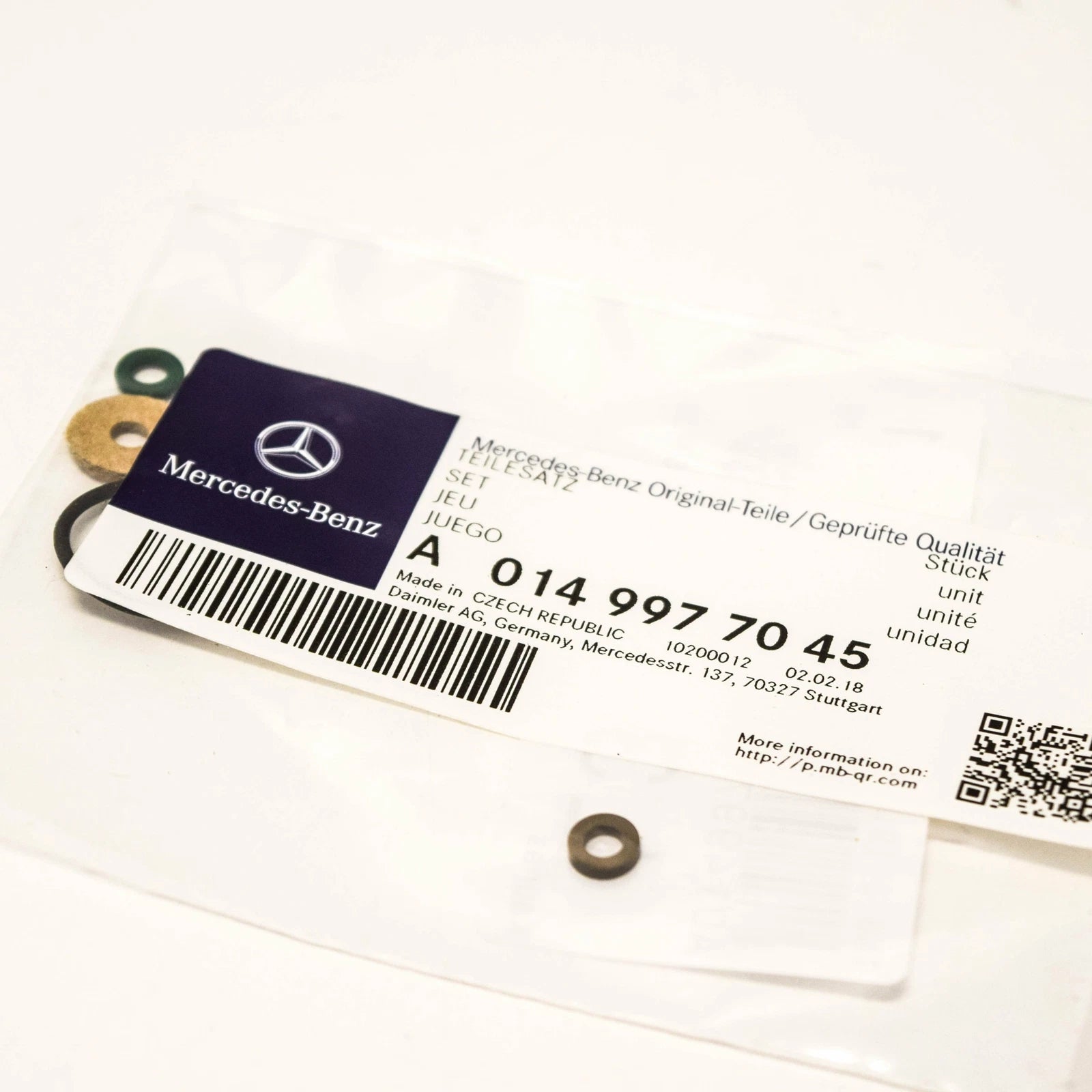 NEW MERCEDES BENZ VITO 638 O RING SEAL A0149977045 ORIGINAL