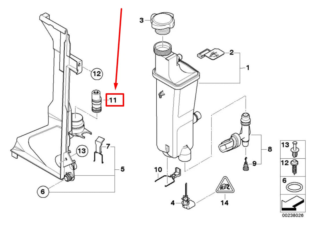NEW BMW X3 E83 OIL COOLER THERMOSTAT 3438717 17113438717 ORIGINAL