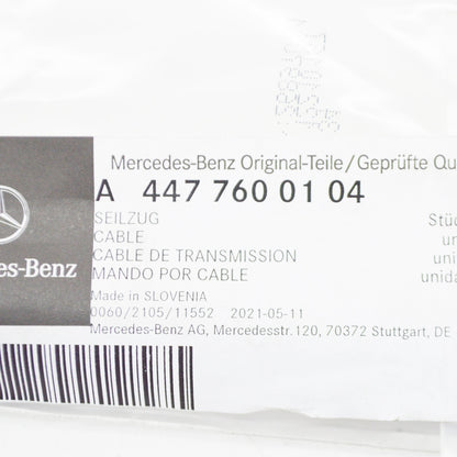 NEW MERCEDES-BENZ VITO W447 REAR END DOOR RIGHT CABLE A4477600104 ORIGINAL