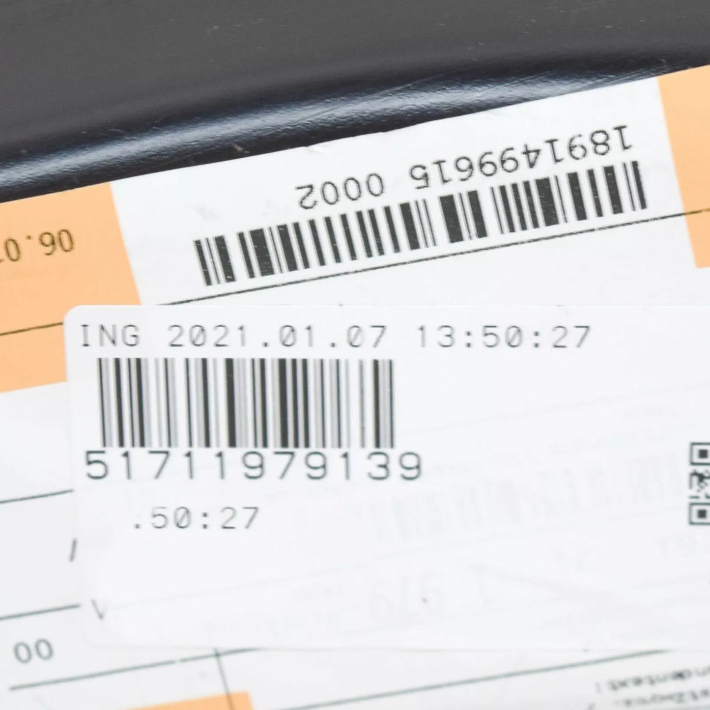 NEW BMW 3 E30 FRONT AIR DUCT LEFT 51711979139 ORIGINAL