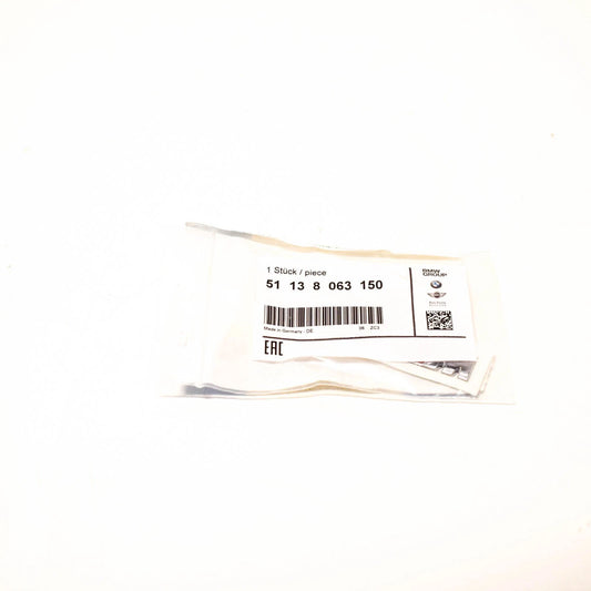 NEW BMW X6 F86 M RADIATOR KIDNEY GRILLE M EMBLEM LEFT 51138063150 ORIGINAL