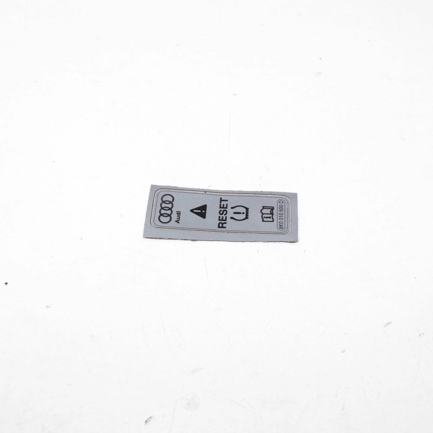 NEW AUDI A3 8P TYRE PRESSURE CONTROL SYSTEM NOTICE 8K0010500D ORIGINAL